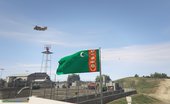 Türkmenistan Flag