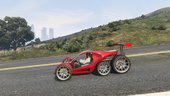 Raptor Car Six Wheels (replace + Add-on)