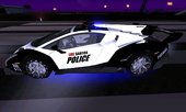 Police Lamborghini Veneno from NFS Rivals for GTA SA