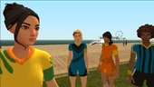 Fortnite Soccer Girls Skinpack
