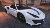 2019 Ferrari 488 Pista SPIDER [Animated Roof][ADD-On/Template]