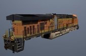BNSF ES44AC FireDamage