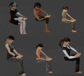 CJ Girlfriends Barefeet Skin Pack
