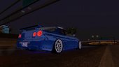 GTR34 STOCK ENGINE HKS DUAL TIP EXHAUST