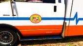 Simple Los Santos Ambulance To Los Angeles Ambulance GMC Paintjob (replace)