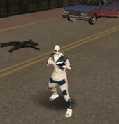 White Tiger Gimp Suit