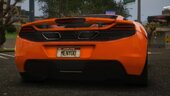 NFSHP: 2010 McLaren 12C [Add-On | Template]