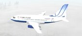 United Blue Tulip Boeing 737-200 for Android
