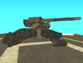 Battle Gear (with bluish-gray camo) from Metal Gear Solid V: The Phantom Pain
