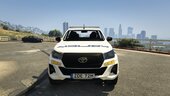 Toyota Hilux Policía Uruguay (Seguridad rural)