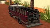 The Sims 2 firetruck