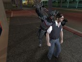 Silver Samurai + Sword + Shuriken