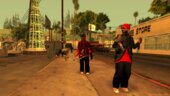 Real LA Gang Skins Added (Bloods version)