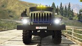 IMZ Ural-4320 BB (made for OMON) Armored Prisoner Transport Truck: Vojska Srbije | Serbian Army [REPLACE | Non-Els | HQ]