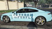 Porsche Taycan Turbo: Movie Car | Freedom of the people [REPLACE | HQ]