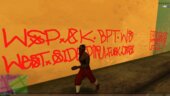 Graffiti Anywhere Blood/Piru Version