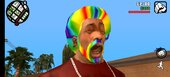 Identificación de CJ + peinado arcoiris