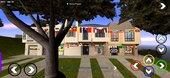A Row Of Houses Decorated For The 2026 World Cup For Mobile