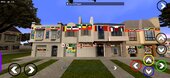 A Row Of Houses Decorated For The 2026 World Cup For Mobile