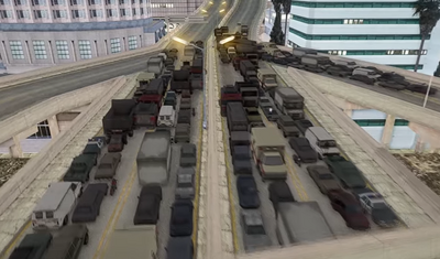 Lot Of Traffic DYOM Objetc