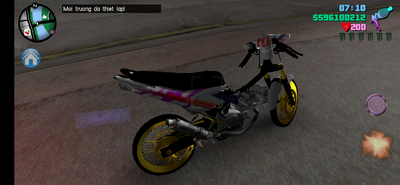 Yamaha Exciter Violet Drag for Mobile