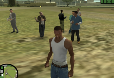 GTA PROTAGONISTS AS BODYGUARDS