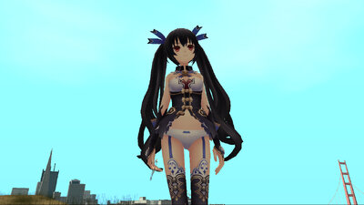 Noire Torn + Tornless [Hyperdimension Neptunia U: Action Unleashed]