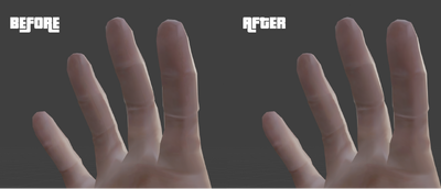 Johnny's Hand Seams Fix