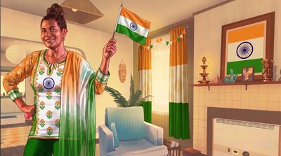 GTA India Independence Day Loading Screens