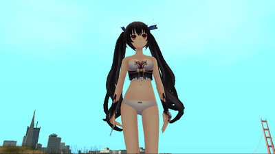 Noire Torn + Tornless [Hyperdimension Neptunia U: Action Unleashed]