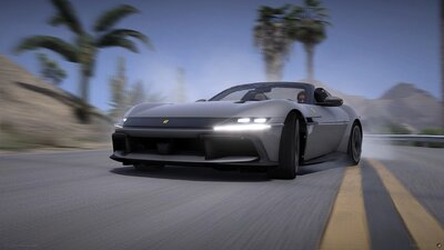 Ferrari 12Cilindri Spider 2024 [Add-On | Template | Extras]