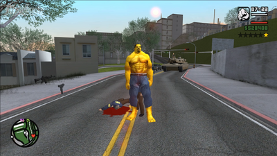 Hulk Color Pack for GTA San Andreas