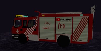 Algerian Civil Protection Fire Truck [DZ]