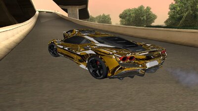 Lamborghini Aventador LP700-4 Gold Chrome Baku Luxury