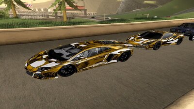 Lamborghini Aventador LP700-4 Gold Chrome Baku Luxury