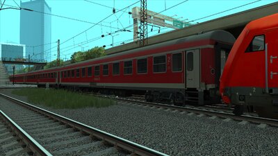 DB BR101 and DB Bimz 546